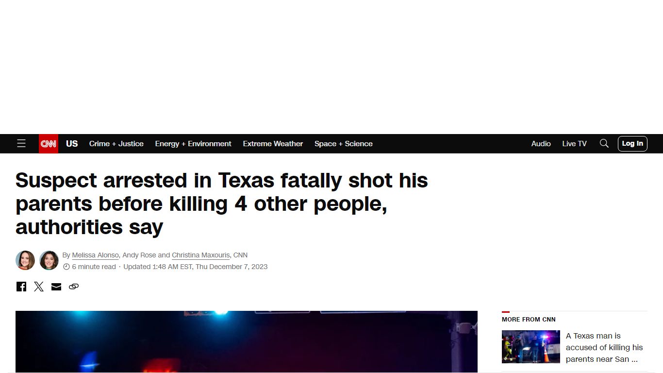 Texas shootings: Suspect fatally shot his parents before killing 4 ...